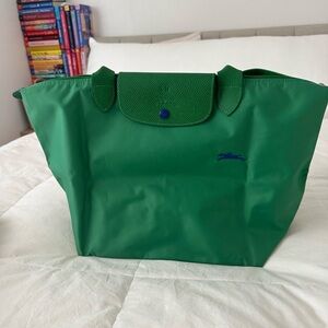 Longchamp Le Pliage Green Tote